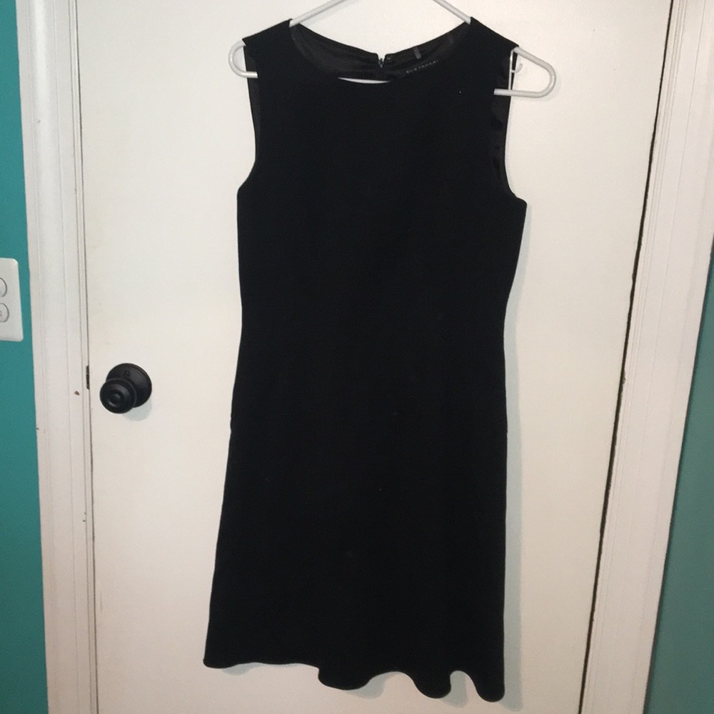 🍀Beautiful Elie Tahari black lined dress.